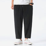 Raleigh Cropped Cotton-Linen Trousers – view 8