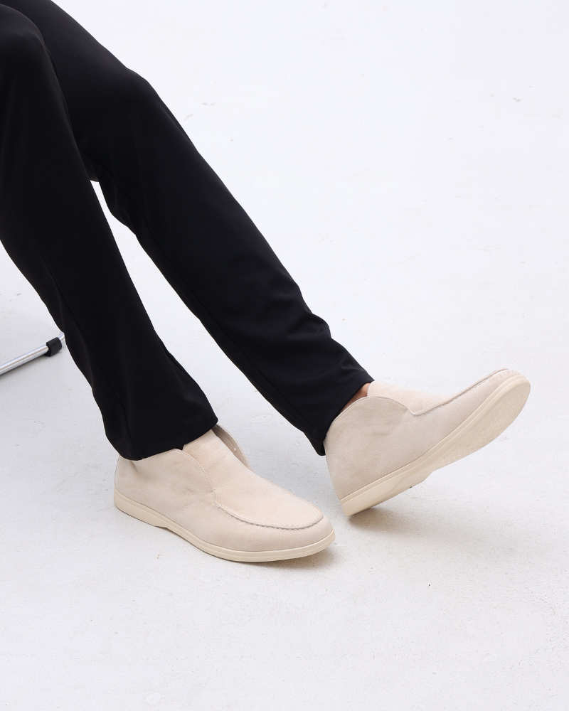 Remington High-Cut Suede Loafers – view 11