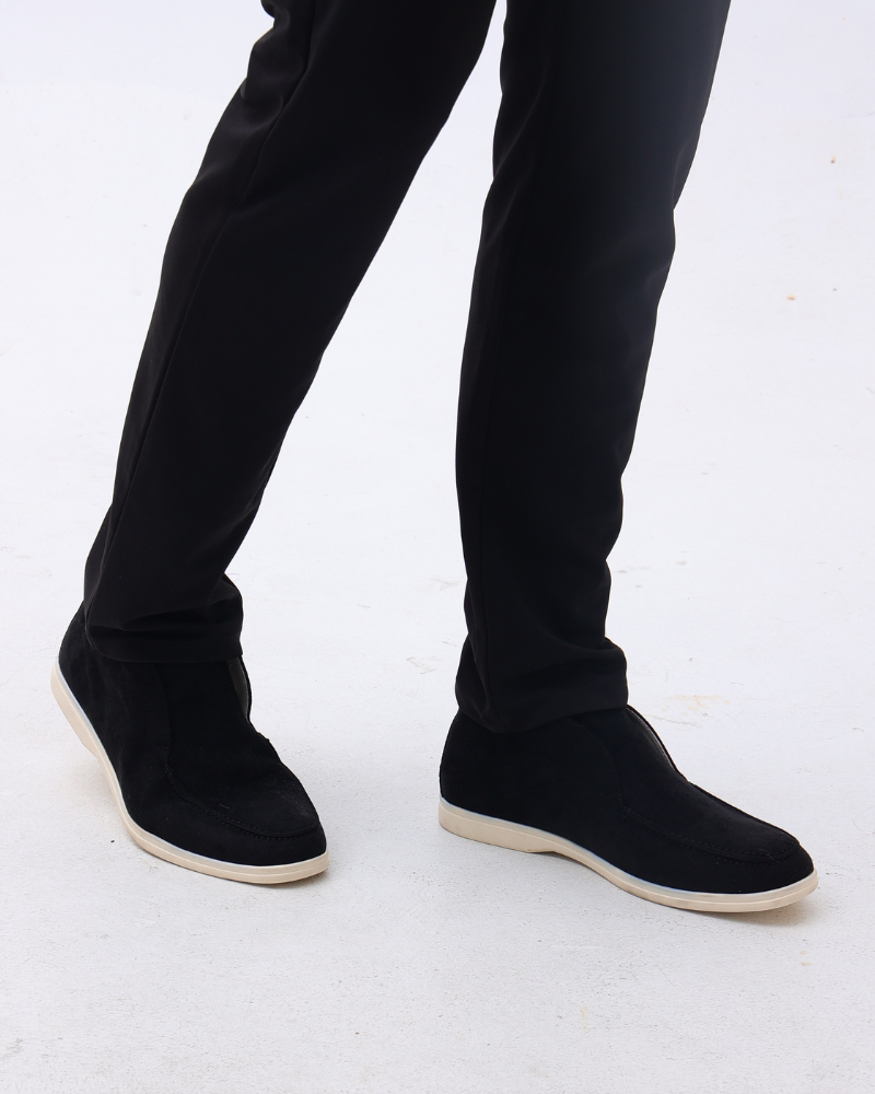 Remington High-Cut Suede Loafers – view 5