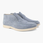 Remington High-Cut Suede Loafers – view 9