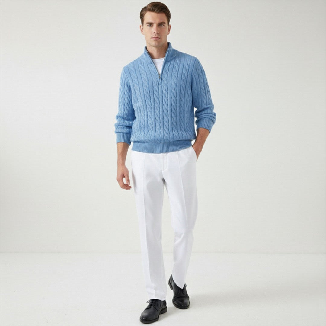 Rhodes Cable-Knit Sweater & Trousers Set – view 2