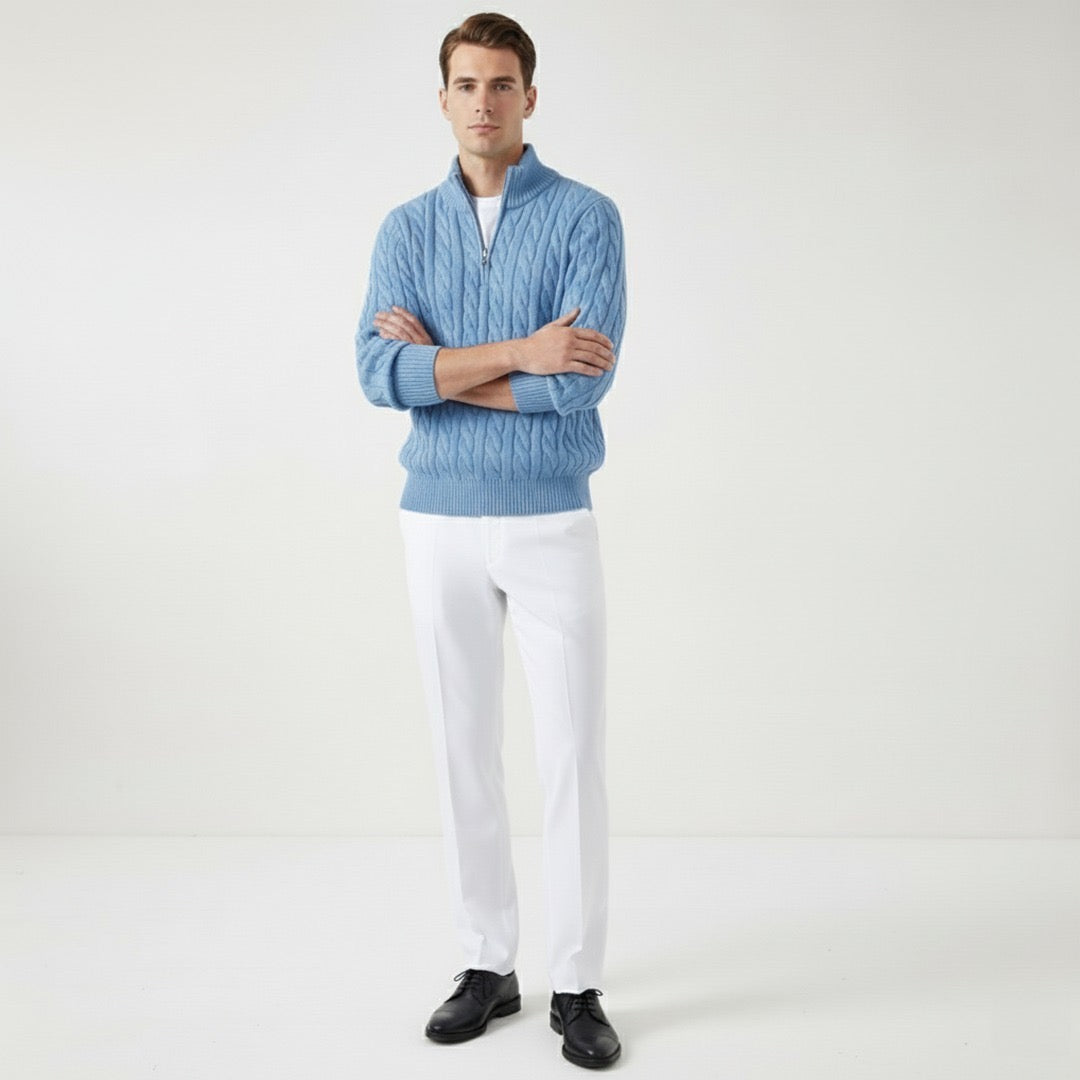 Rhodes Cable-Knit Sweater & Trousers Set – view 3