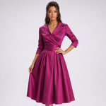 Romy Wrap Fit-and-Flare Midi Dress – view 11