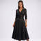 Romy Wrap Fit-and-Flare Midi Dress – view 7