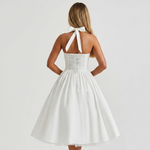 Rosalie Halter Flared Midi Dress – view 5