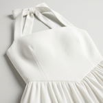 Rosalie Halter Flared Midi Dress – view 6