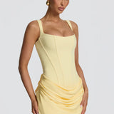 Rosalind Corset Ruched Mini Dress – view 15