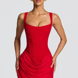 Rosalind Corset Ruched Mini Dress – view 22