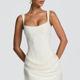 Rosalind Corset Ruched Mini Dress – view 6
