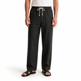 Savile Linen Drawstring Trousers – view 1