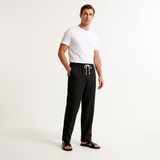 Savile Linen Drawstring Trousers – view 2