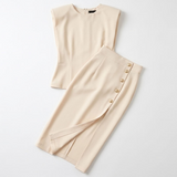 Seraphina Front-Slit Midi Dress – view 4