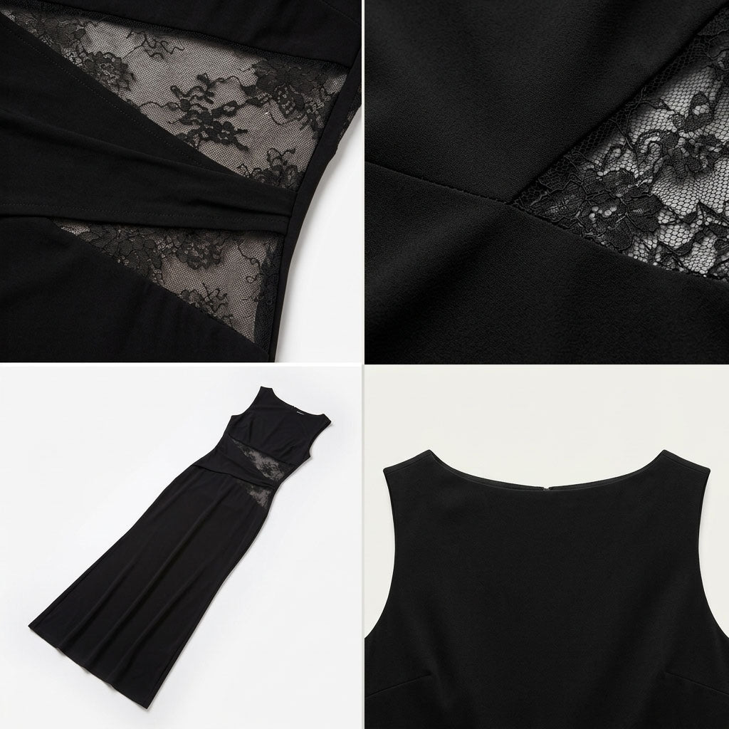 Stella Lace Cutout Maxi Dress – view 10