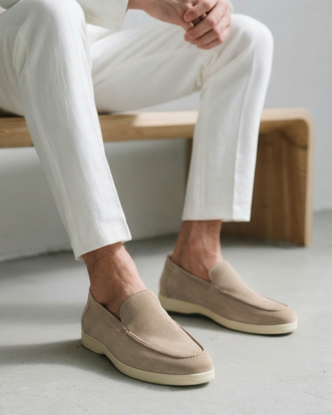 Stratford Suede Slip-On Loafers – view 3