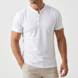 Taormina Band Collar Slim-Fit Polo – view 4