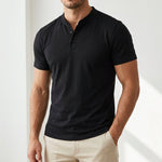 Taormina Band Collar Slim-Fit Polo – view 5