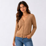 Tessa Fluffy V-Neck Cardigan – view 18