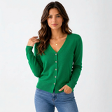 Tessa Fluffy V-Neck Cardigan – view 19