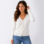 Tessa Fluffy V-Neck Cardigan – view 20