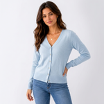 Tessa Fluffy V-Neck Cardigan – view 22