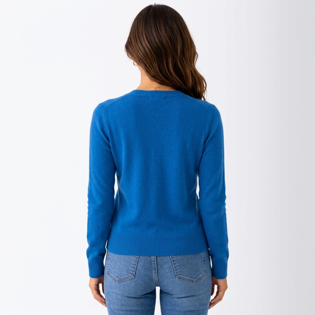 Tessa Fluffy V-Neck Cardigan – view 3