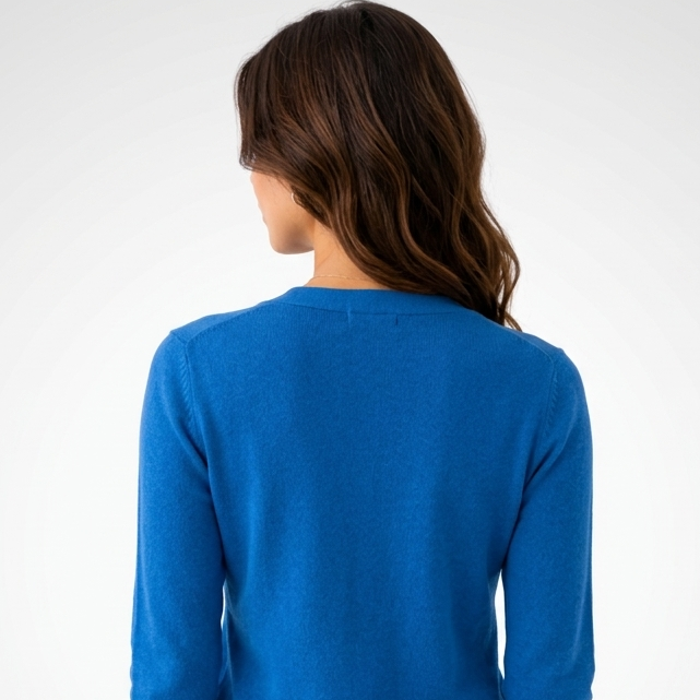 Tessa Fluffy V-Neck Cardigan – view 6