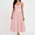 Lacey & Brooks | Theodora Sweetheart Corset Midi Dress