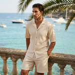 Thornton Ribbed Tee and Shorts Set – view 3