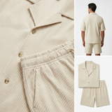Thornton Ribbed Tee and Shorts Set – view 4