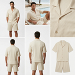 Thornton Ribbed Tee and Shorts Set – view 5