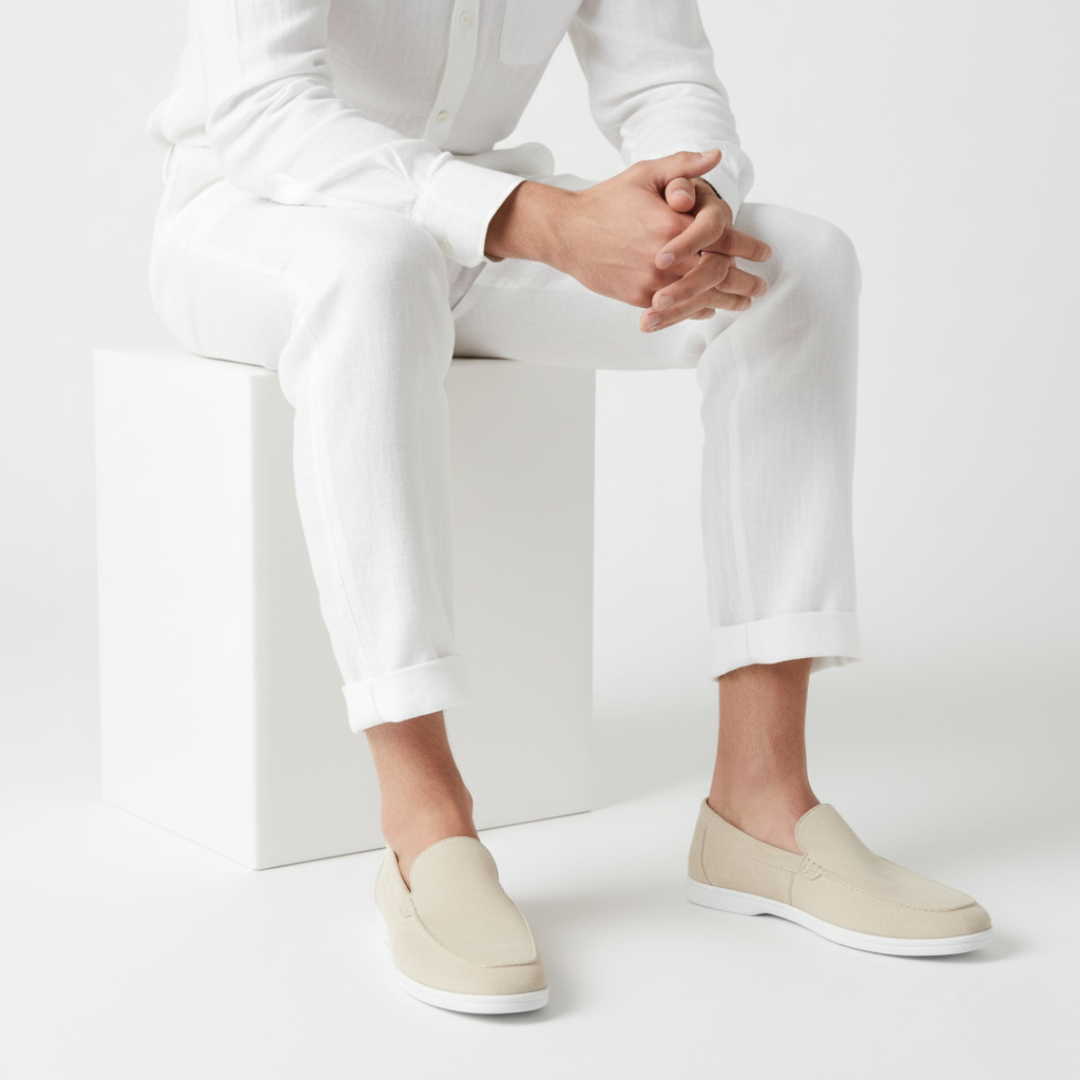 Tilden Contrast Sole Loafers – view 3