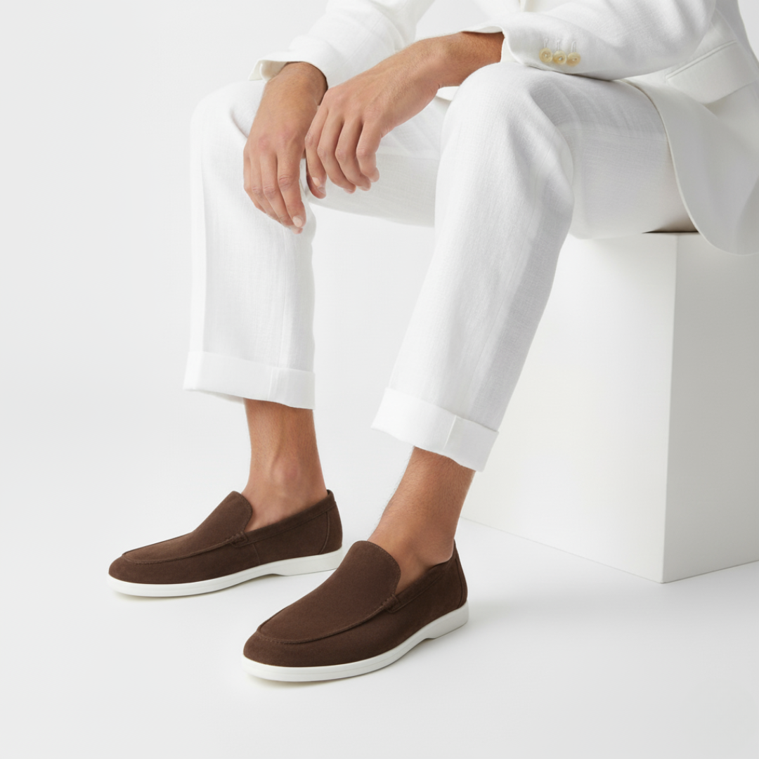 Tilden Contrast Sole Loafers – view 7