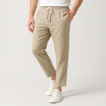 Tremont Cotton-Linen Tapered Trousers – view 1