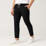 Tremont Cotton-Linen Tapered Trousers – view 7