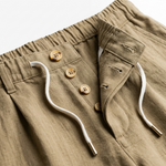 Valencia Pleated Linen Trousers – view 5