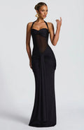 Lacey & Brooks | Valentina Halter Mermaid Maxi Dress