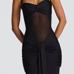 Valentina Halter Mermaid Maxi Dress – view 2