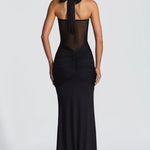 Valentina Halter Mermaid Maxi Dress – view 3