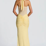 Valentina Halter Mermaid Maxi Dress – view 9