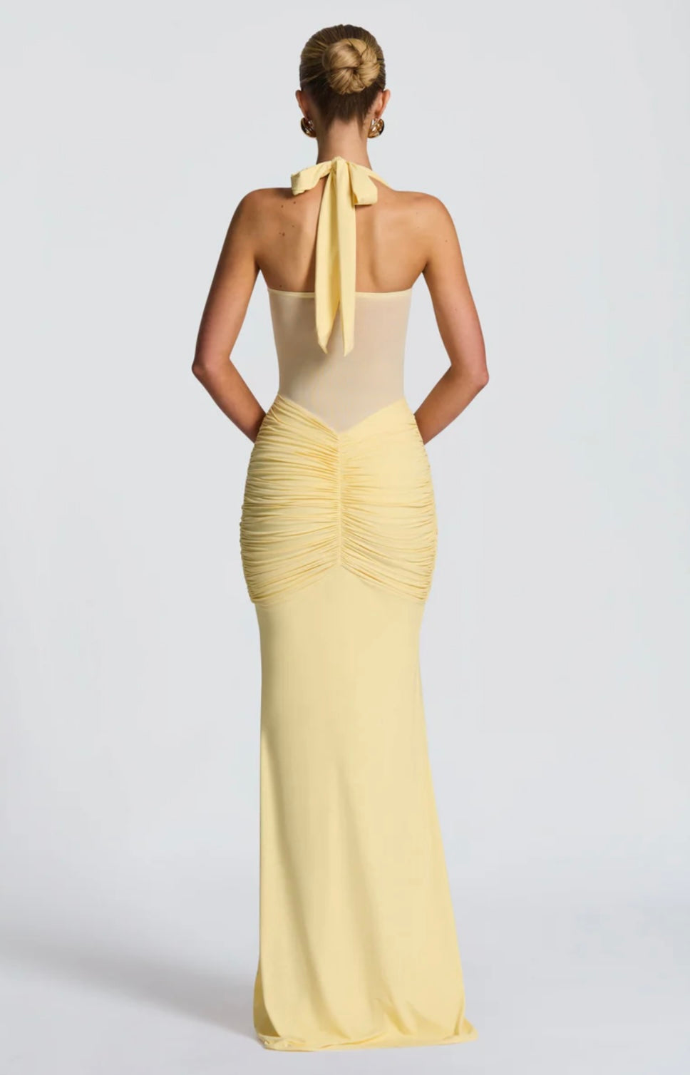Valentina Halter Mermaid Maxi Dress – view 9