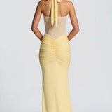 Valentina Halter Mermaid Maxi Dress – view 9