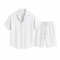 Vaughn Linen Camp Collar Shirt and Shorts Set – view 13