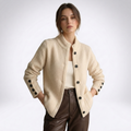 Lacey & Brooks | Verity Shawl-Collar Button Cardigan