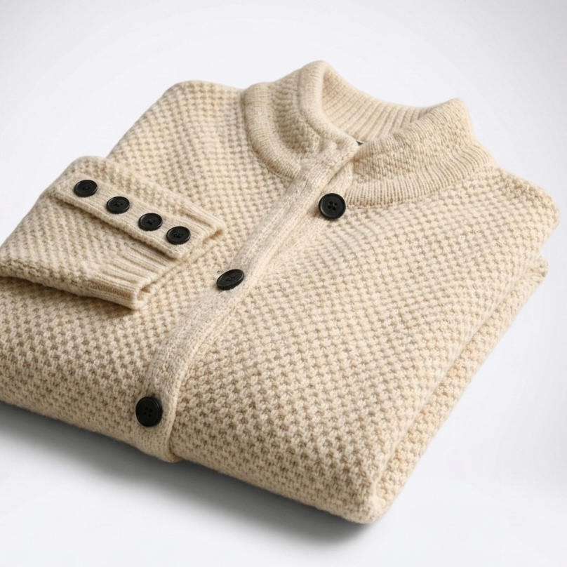 Verity Shawl-Collar Button Cardigan – view 10