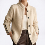 Verity Shawl-Collar Button Cardigan – view 2