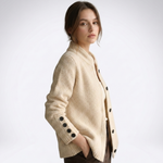 Verity Shawl-Collar Button Cardigan – view 4