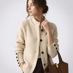 Verity Shawl-Collar Button Cardigan – view 8