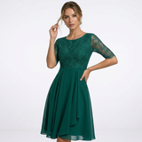 Violetta Lace 3/4-Sleeve Dress – view 12