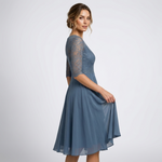 Violetta Lace 3/4-Sleeve Dress – view 3