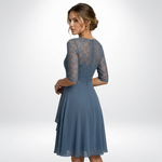 Violetta Lace 3/4-Sleeve Dress – view 4